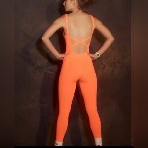 9. FP Movement Good Karma Onesie Neon Coral